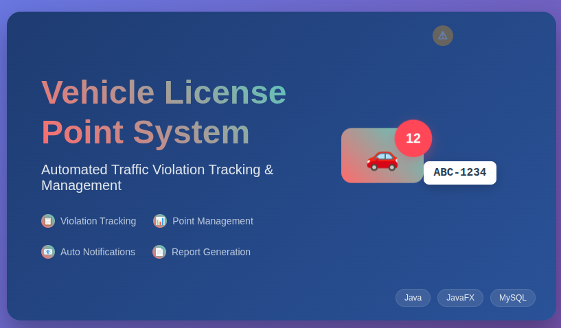 vehicleLicensePointSystem